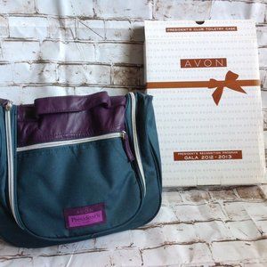 AVON Presidents Club Travel Bathroom Toiletries Hanging Makeup Case Bag NEW